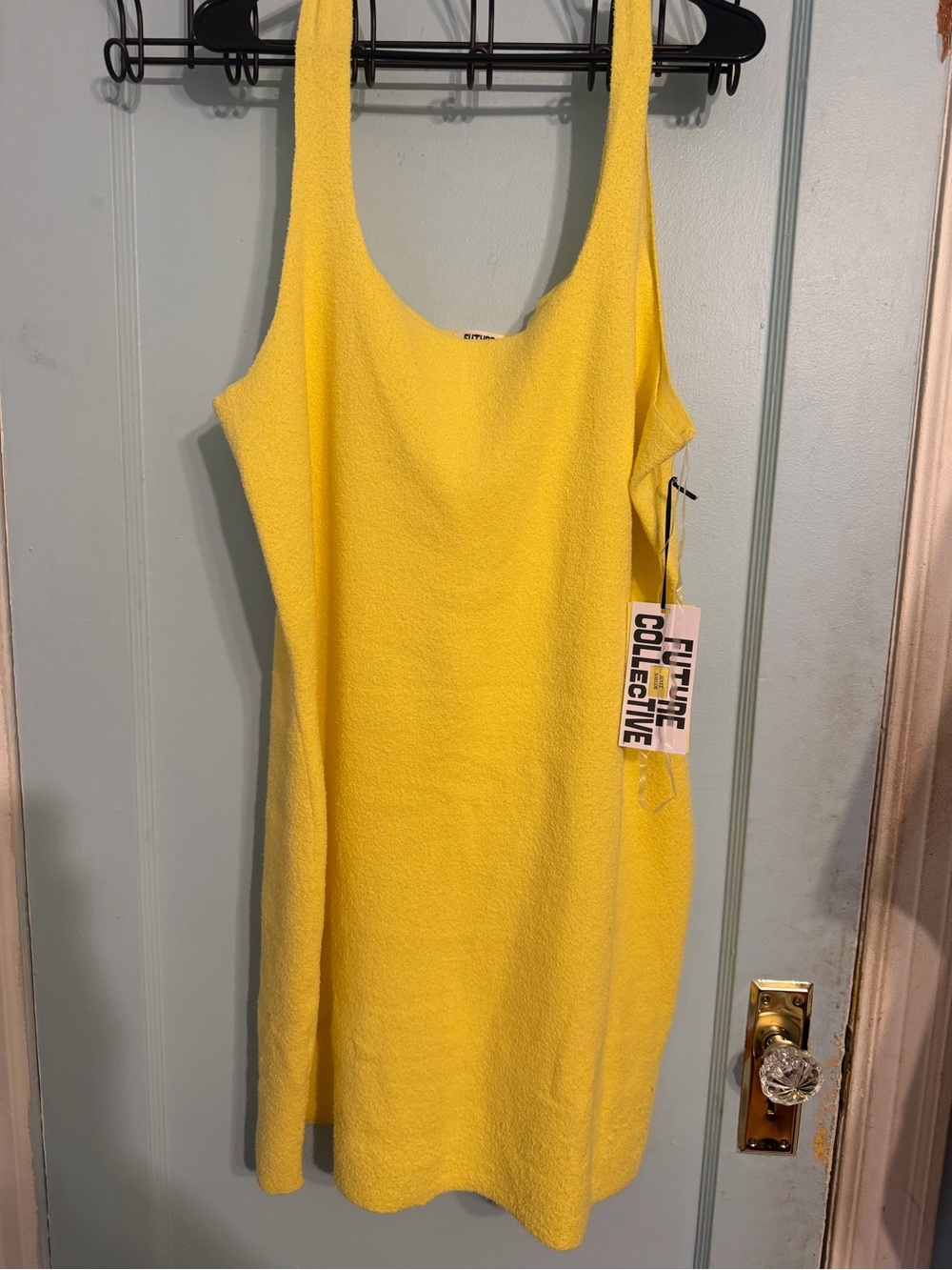 Sunny Yellow Tank Body Con Mini Dress